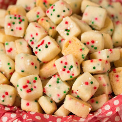 Funfetti Shortbread Bites