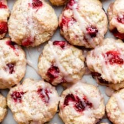 Strawberry Biscuit Cookies