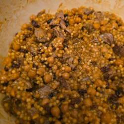 Couscous with Lamb, Chickpeas, and Orange