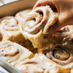 Easy Homemade Cinnamon Rolls, no icing