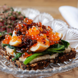 Worcestershire Egg Tartine