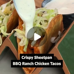 Sheet Pan Bbq Chicken Tacos