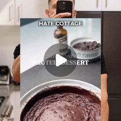 High Protein Chocolate Lava Cake