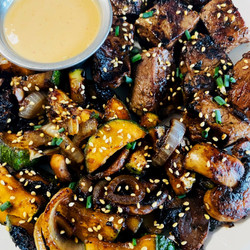 Hibachi Steak And Veggies