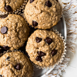 Oatmeal Chocolate Chip Muffins