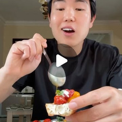 Roasted Cherry Tomatoes With Burrata