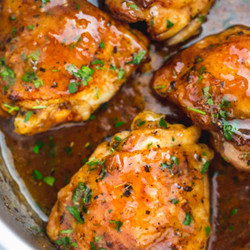 Instant Pot Garlic Brown Chicken