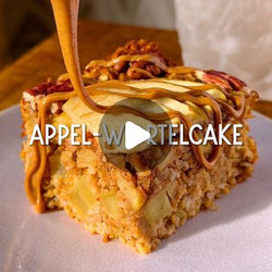 Appel-wortelcake