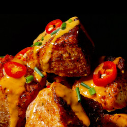 Firecracker "bang Bang" Salmon Bites