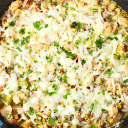 Chicken Bacon Potato Casserole