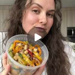 Cucumber + Pepper Bean Salad