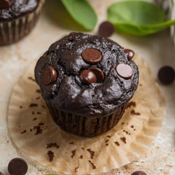 Chocolate Spinach Muffins