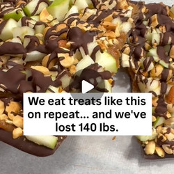 Healthy Caramel Apple Bark