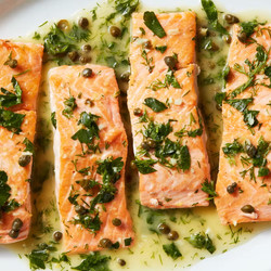 Salmon Piccata