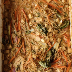 One Pan Baked Noodles