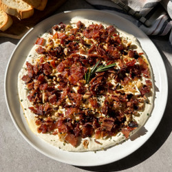 Whipped Feta With Maple Bacon &amp; Toasted Walnuts