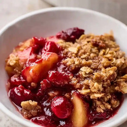Sweet Cranberry Apple Crisp