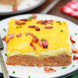Potato And Meatloaf Casserole