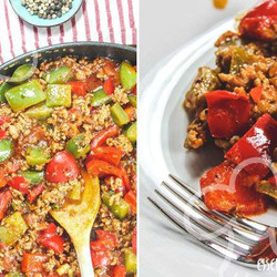 Hackpfanne Mit Paprika - Essen Ohne Kohlenhydrate
