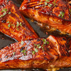 Sweet Glazed Salmon
