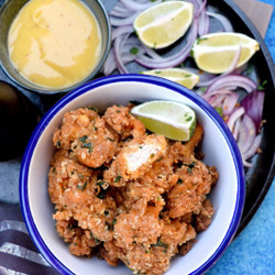 Chili Garlic Chicken Bites