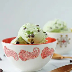 Fresh Mint Chocolate Chip Ice Cream