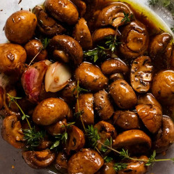 Balsamic Marinated Mushrooms