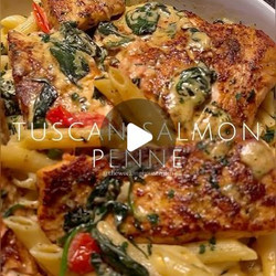Tuscan Salmon Penne