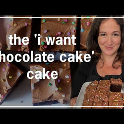 The I Want Chocolate Cake Cake