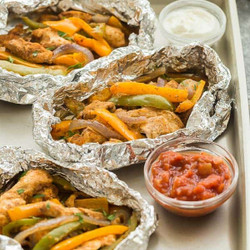 Chicken Fajita Foil Packets