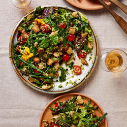 Summer Vegetable, Bulgur And Pesto Salad