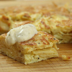 Salt &amp; Vinegar Spanish Tortilla With Quick Cheaty Allioli
