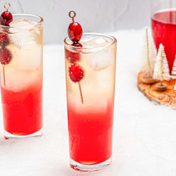 Minnesota Good-bye (cranberry French 75)