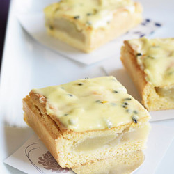 Apple Shortcake With Passionfruit Icing
