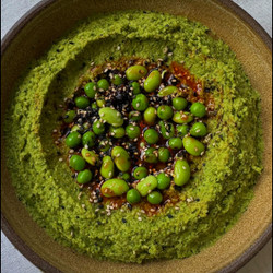 Smashed Pea + Edamame Dip