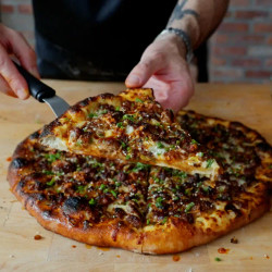 Potsticker Pizza