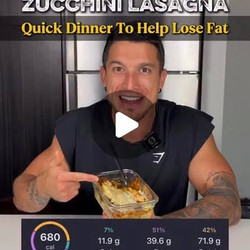 High Protein Zucchini Lasagna