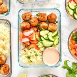 Banh Mi Inspired Meal Prep Bowls
