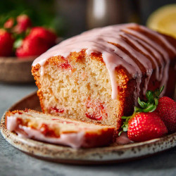 Strawberry Lemonade Pound Cake