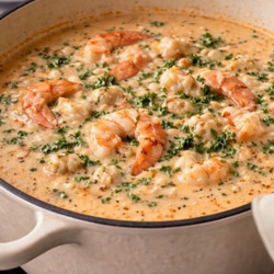 Creamy Shrimp And Crab Bisque