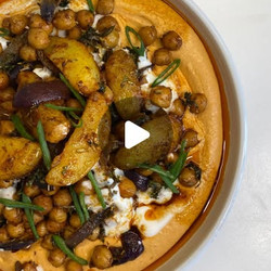 Whipped Paprika Tofu With Roasted Veggies