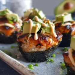Spicy Salmon Rice Muffins