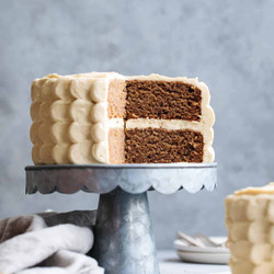Maple Cream Cheese Frosting (baby smash cake)
