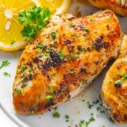 Lemon Garlic Chicken (with Easy Marinade!)
