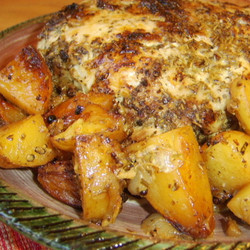 Pork Shoulder Roast With Potatoes