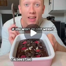 Low Calorie Protein Brownie