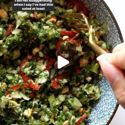Kale Crunch Salad With Roasted Peanut Vinaigrette