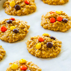 No-bake Peanut Butter Oatmeal Cookies