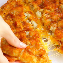 Tater Tot Grilled Cheese