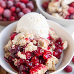 Gluten-free Cranberry Crumble